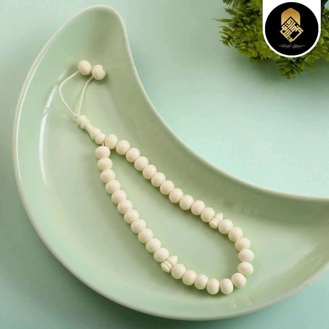 Camel Bone Tasbeeh Round Shape 33 beads