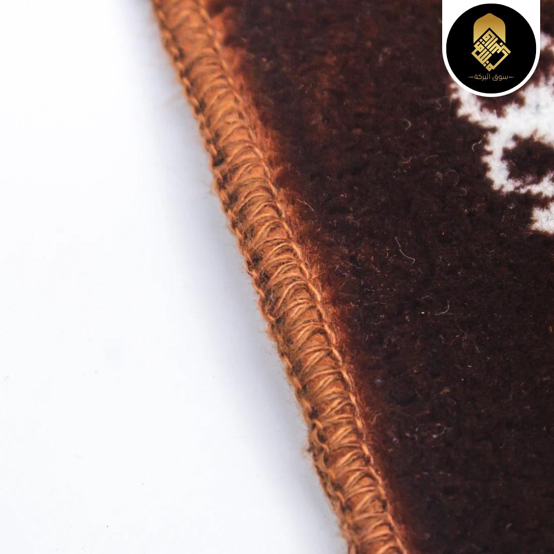Prayer Rug Basic Brown Premium Brown and Golden Praying Rug