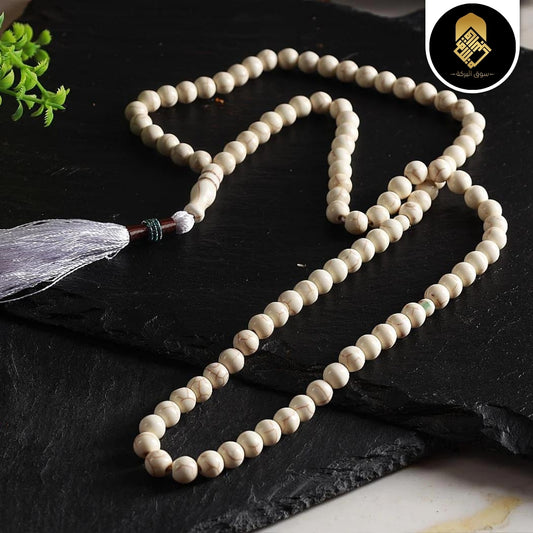 White Feroza Stone Tasbeeh